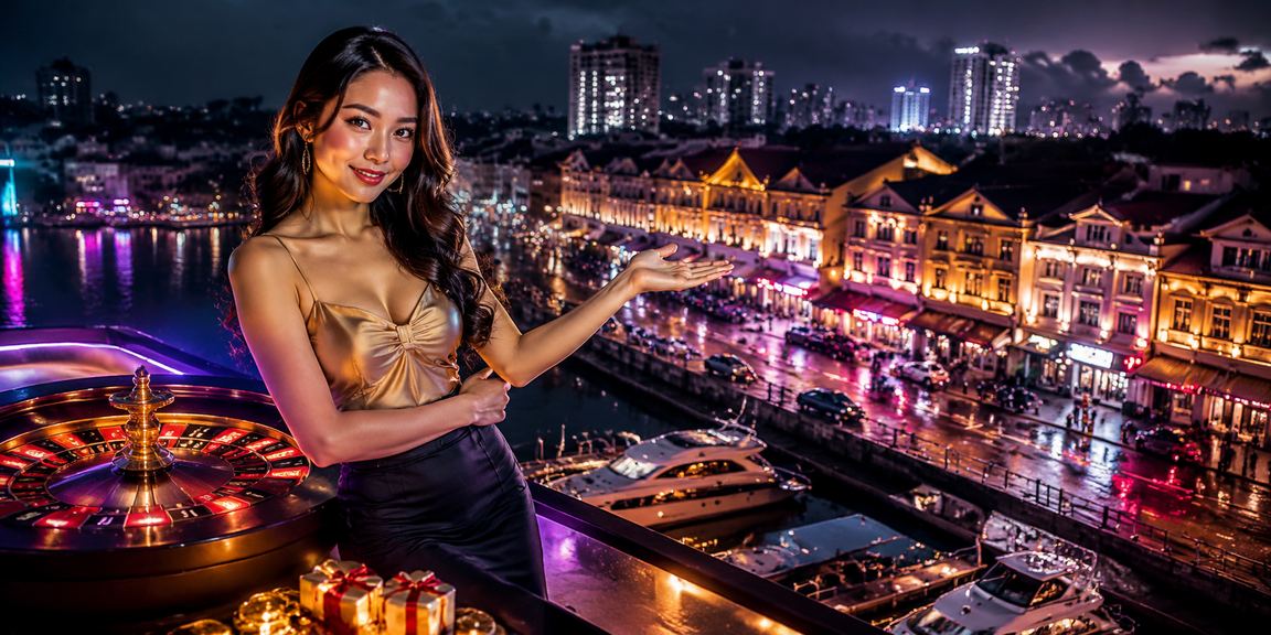 Meja roulette bergaya Ipoh dengan pilihan pertaruhan pelbagai jenis yang sesuai untuk pemain Malaysia