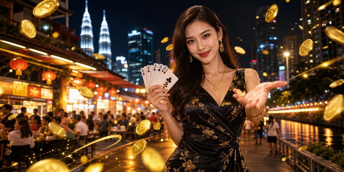 Pemain Kuala Lumpur memainkan permainan rummy dalam talian dengan antara muka promosi yang aktif dan kredit bonus yang ditunjukkan